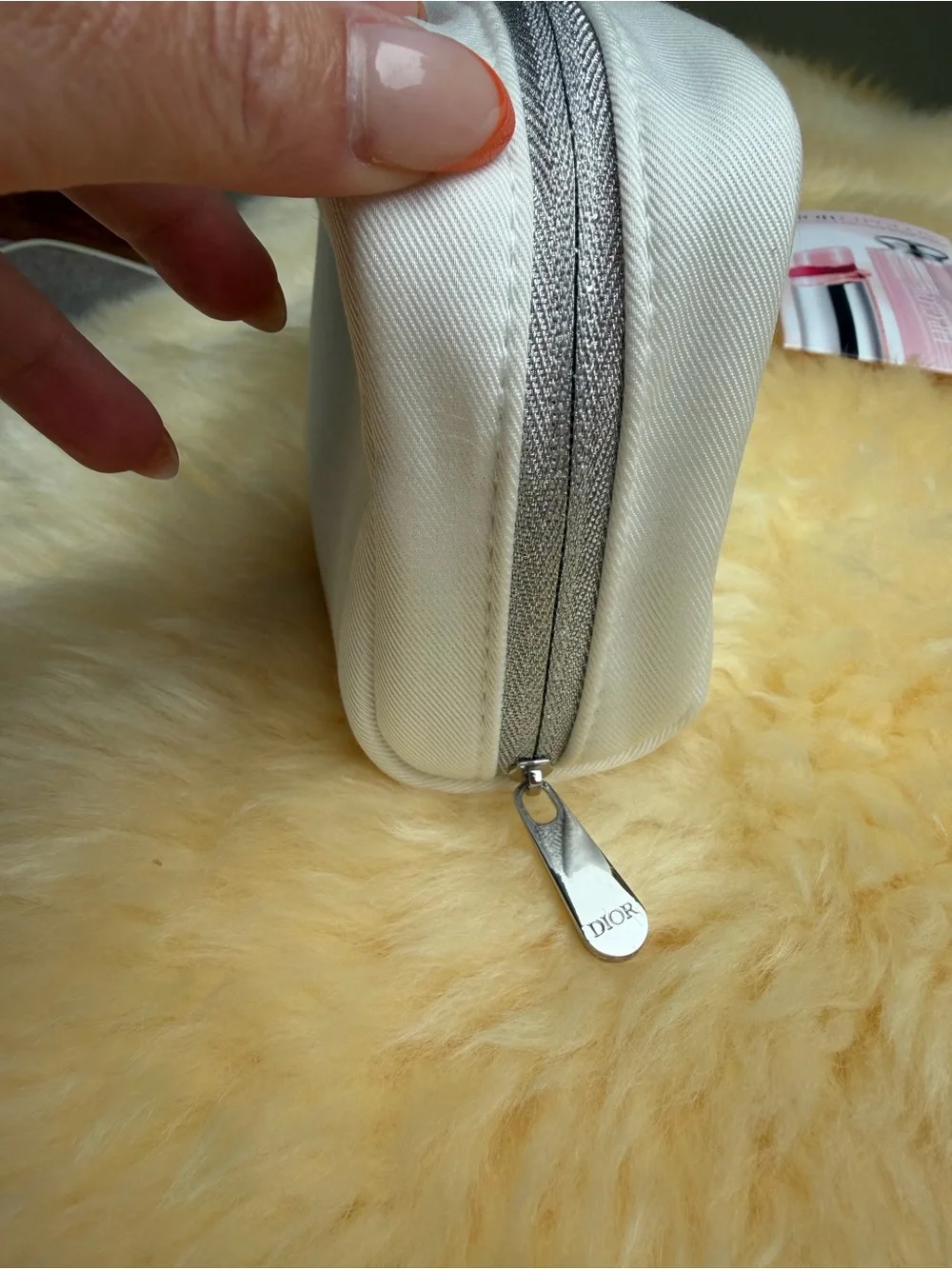 Dior Women's Makeup Gift w/Purchase Bag Pouch Pink Lip Maximizer Gloss Bundle
